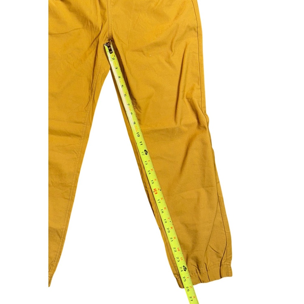 Prana Womens‎ Yellow Jogger Pants Elastic Waist Drawstring Pockets Size 10 - Picture 5 of 16
